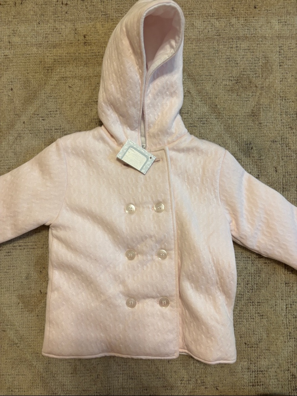Kissy Kissy Hooded Double-Breasted Jacket